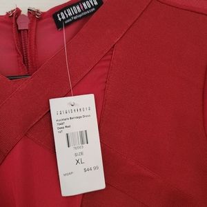 FashionNova Bandage Midi Dress, size XL, Never Worn